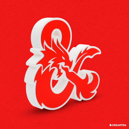 Dungeons & Dragons - 3D Logo.