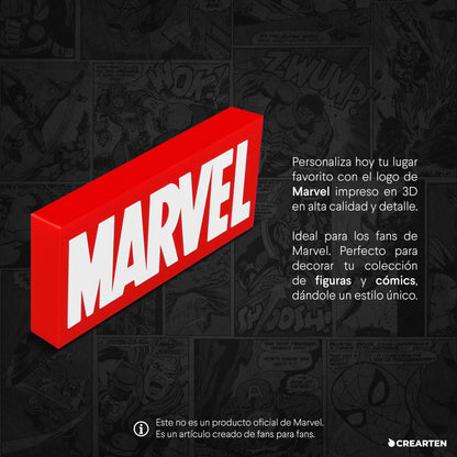 Logo 3D - Marvel.