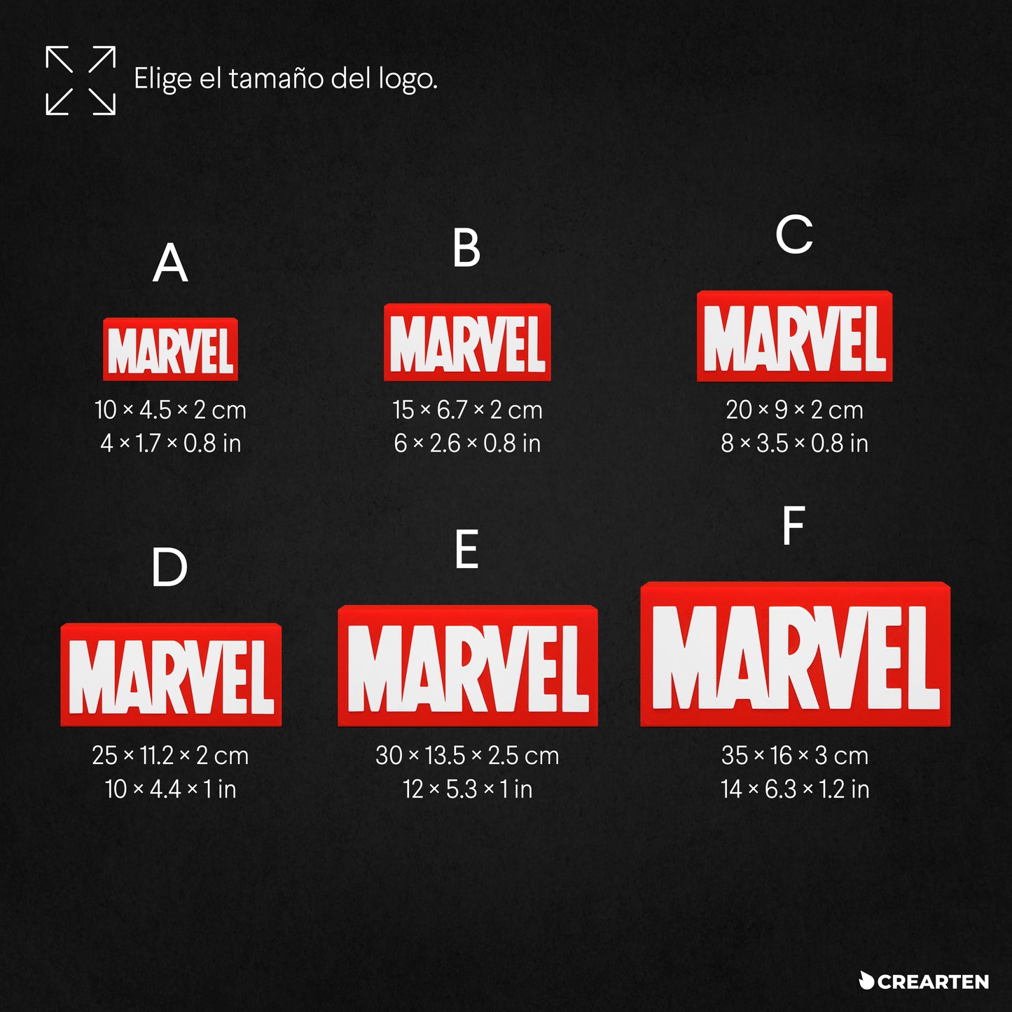 Logo 3D - Marvel.