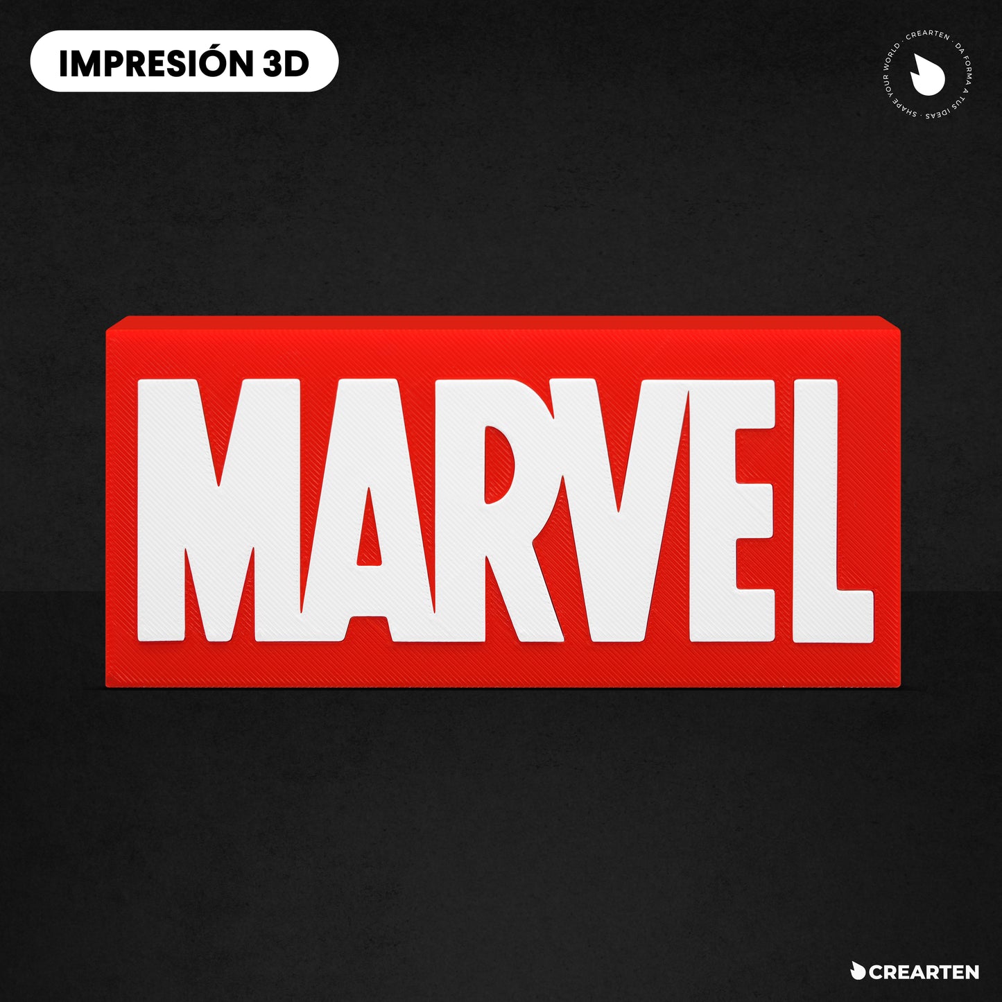 Logo 3D - Marvel.