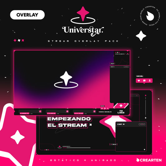 Universtar - Overlay Stream Pack.