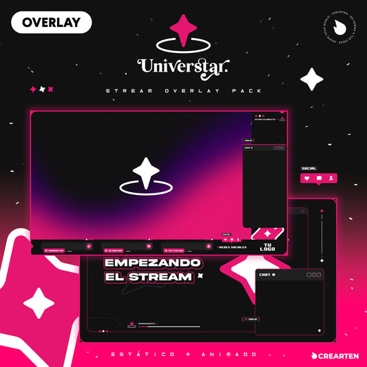 Universtar - Overlay Stream Pack.