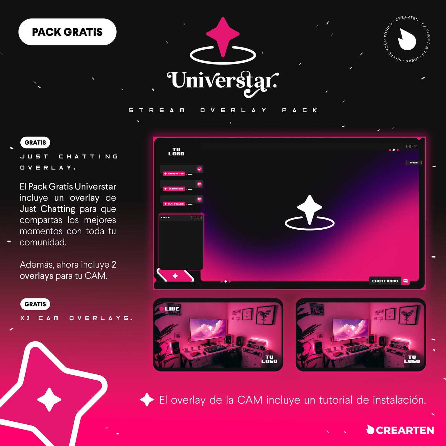 Universtar - Overlay Stream Pack.