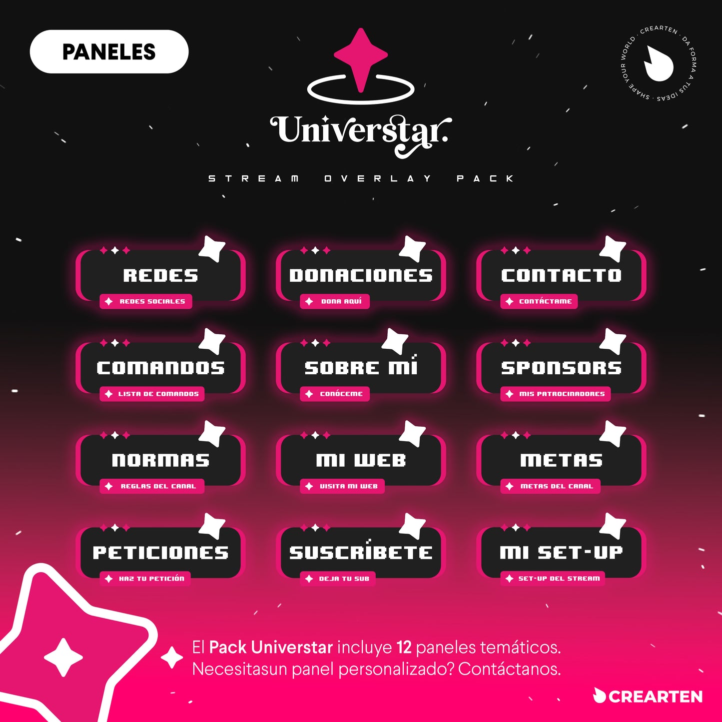 Universtar - Overlay Stream Pack.